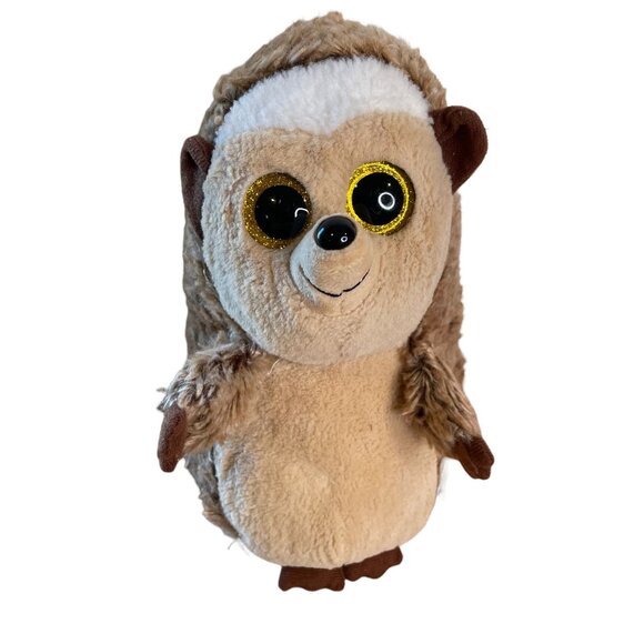 Ty Beanie Boos Ida Hedgehog Plush Toy 9" Stuffed Animal Collectible Sparkly Eyes - Picture 1 of 8